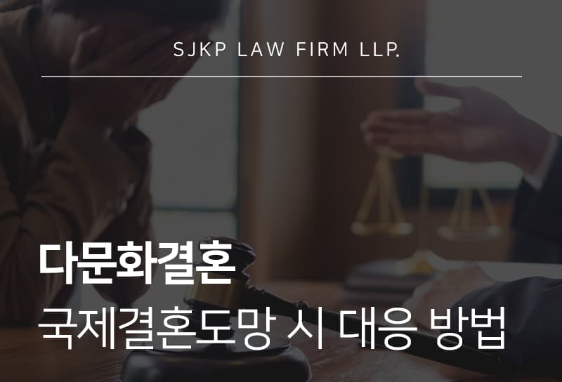다문화결혼, 국제결혼도망 발생 시 법적 대응 정리