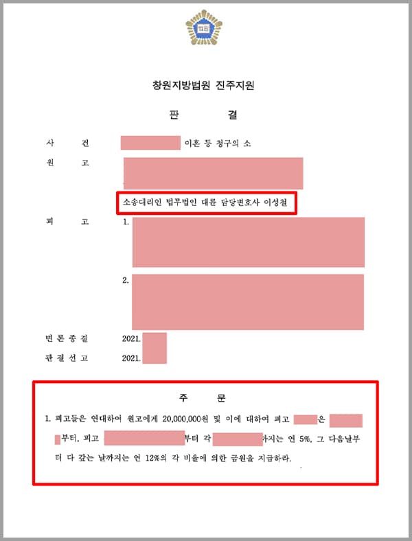 의뢰인 A 씨는 아내 B 씨와 혼인 후 슬하에 한 명의 자녀를 두었으나, 자녀 양육에 대한 문제로 부부 싸움이 잦아졌고, 서로 이혼을 요구하기도 하였습니다. 그러던 중 B 씨가 같은 직장에서 근무하던 C 씨와 스킨십을 하거나 숙박업소에 출입하는 등의 외도를 목격하게 되었고 이에 아내와 이혼을 결심하고 위자료 청구를 위해 법무법인 대륜을 찾아주었습니다.