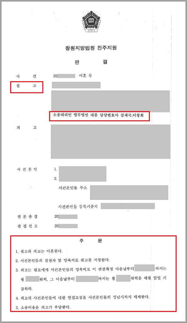 의뢰인의 남편은 술을 마시는 날이면 상습적으로 폭행과 폭언을 서슴지 않았는데요. 임신한 상태에서도 폭행을 당하던 의뢰인은 견딜 수 없었고, 자녀들을 데리고 나와 별거 생활을 시작했습니다. 하지만 의뢰인의 남편은 의뢰인과 자녀들이 따로 사는 거처에도 흉기를 들고 찾아와 난동을 부리곤 했는데요. 이에 이혼을 결심한 의뢰인은 법무법인 대륜을 찾게 되었습니다.