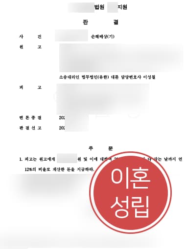 [상간자소송 위자료 3000만 원] 손해배상변호사 조력으로 상간남에 위자료 받아내