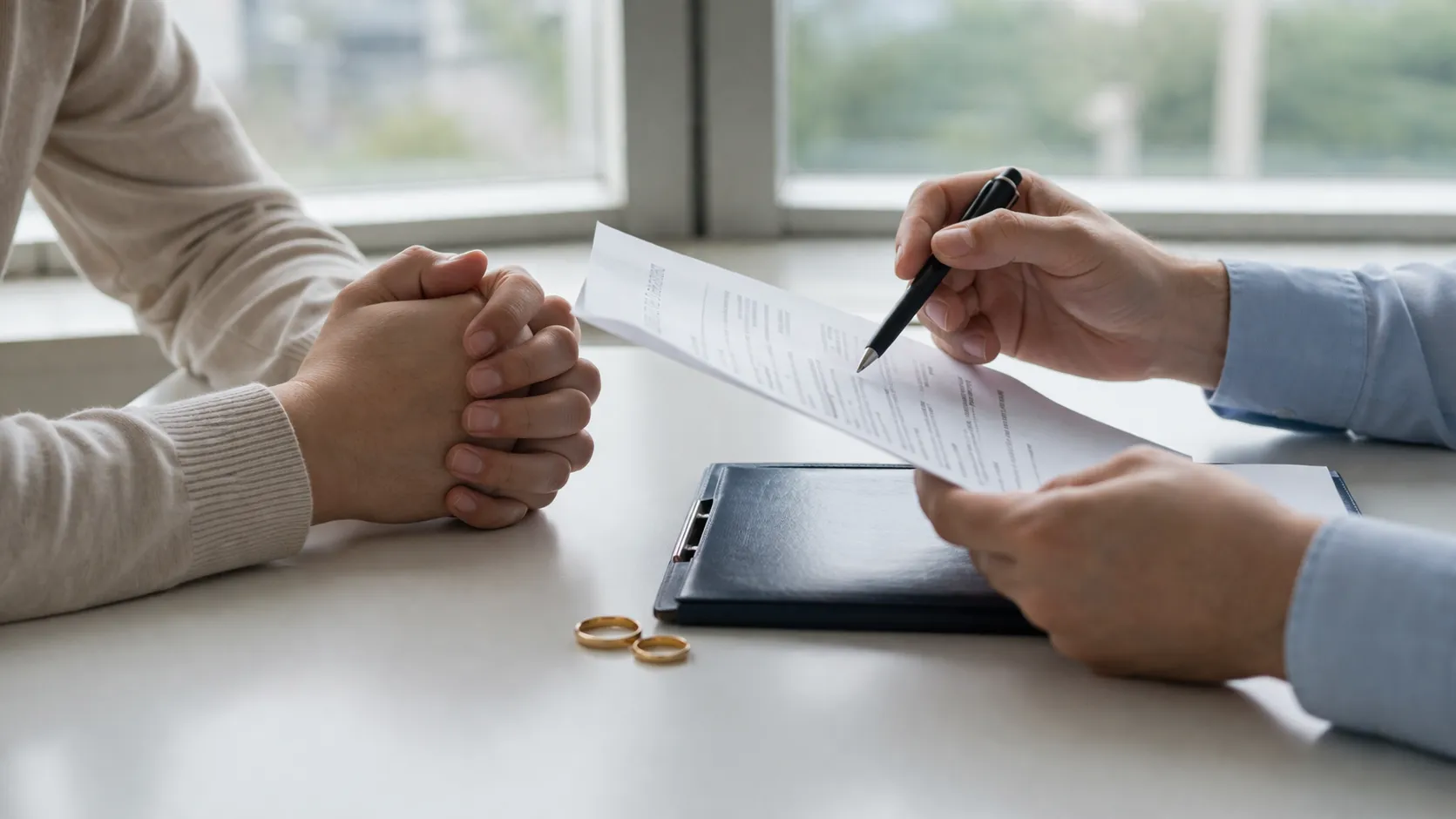 이혼법률상담시양육권및재산분할결정요소