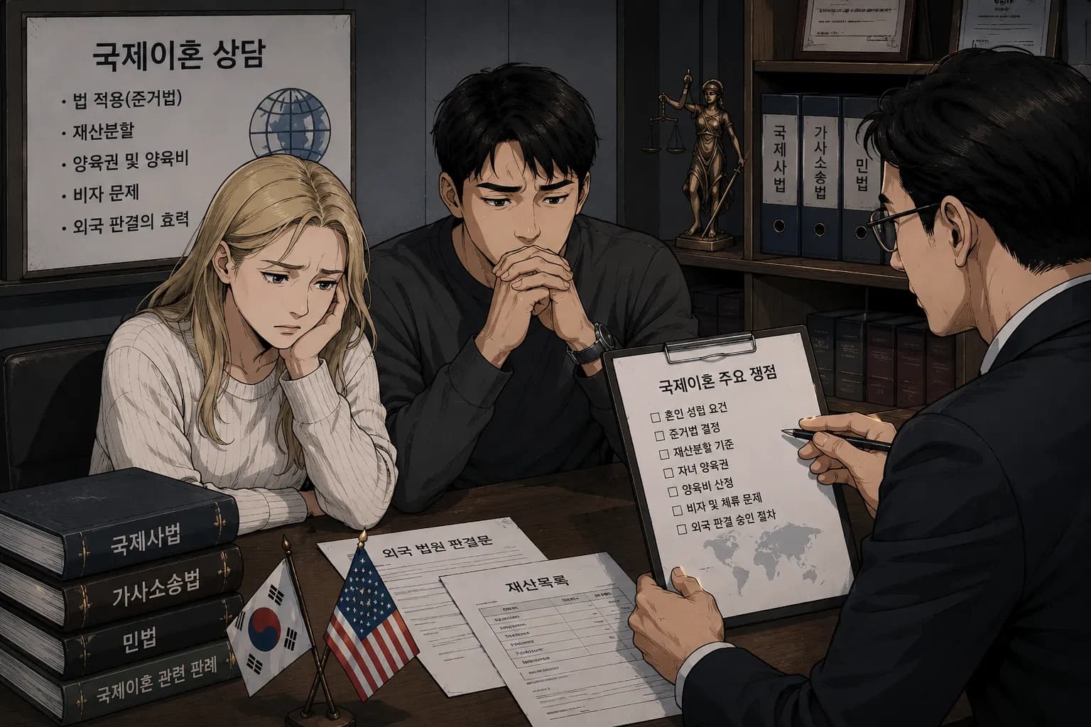 외국인이혼 시 재판상 이혼 절차 확인하기