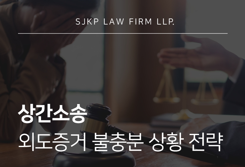 상간소송 절차와 외도증거 불충분 시 대응 전략